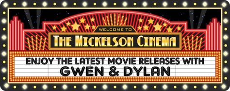 movie marquee template