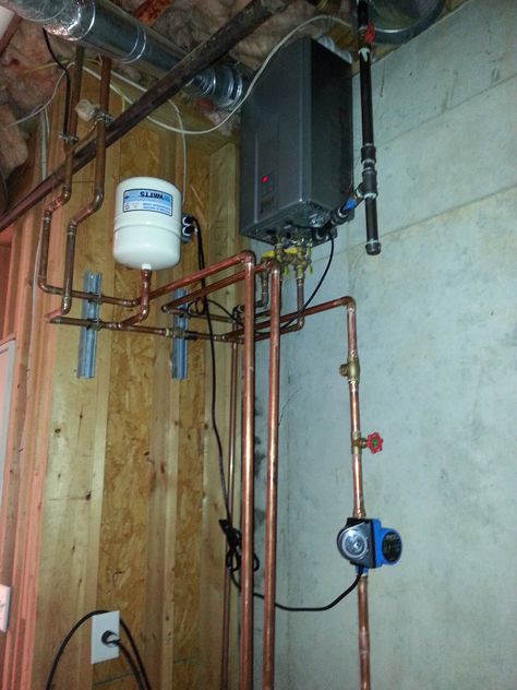 Recirculation pump with a Tankless water heater install. Canton, Ga