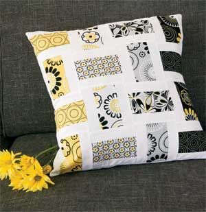 FREE Quick Sophisticated Throw Pillow Envelope style pillow casecover swap