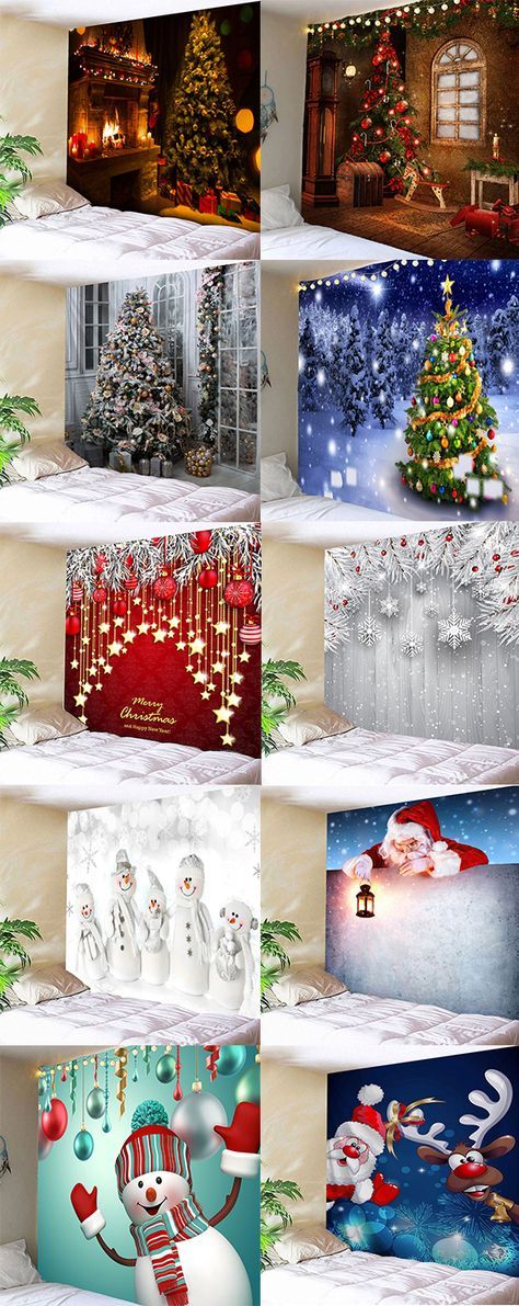 50 Christmas Wall Tapestries Free Shipping Worldwide Christmas Art Christmas Fun Christmas Decorations