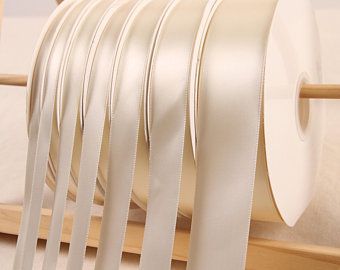 Lace 18mm Wide Satin Ribbon Insert Trim in White or Ivory