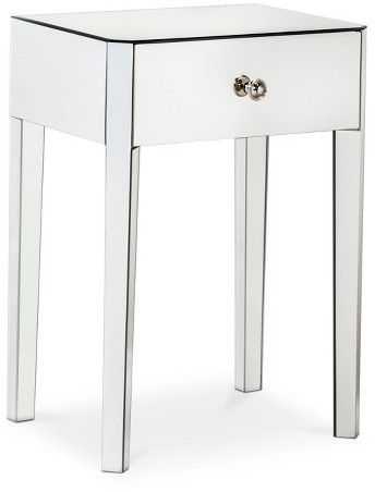 Thresholdtm Mirrored Accent Table With Drawer Furniture Thresholdtm Mirrored Accent Table With, Home Goods Mirrored Side Table