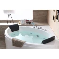 59 X 59 Double Seat Corner Whirlpool Bathtub Whirlpool Bathtub Jetted Bath Tubs Whirlpool Bath