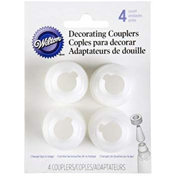 Amazon Com Ateco 398 Standard Plastic Couplers For Use Cake Decorating Tubes And Bags Set Of 4 Pastry Bag Ki Decorating Tools Cake Decorating Tools Wilton