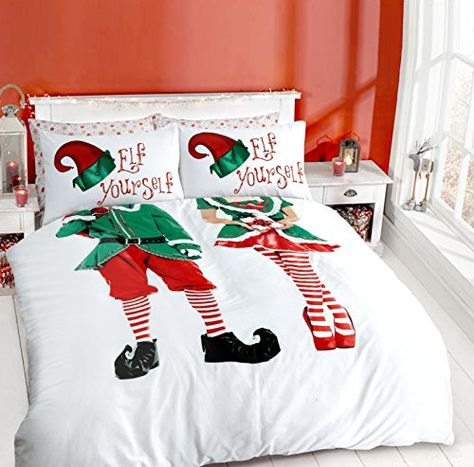 Linen Galaxy Xmas Father Christmas 60+ Christmas ideas | christmas bedding