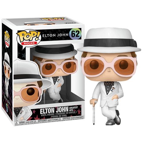 Elton John Funko Pop Vinyl Figur 63 Elton John Red White Blue 9 cm NEU /& OVP