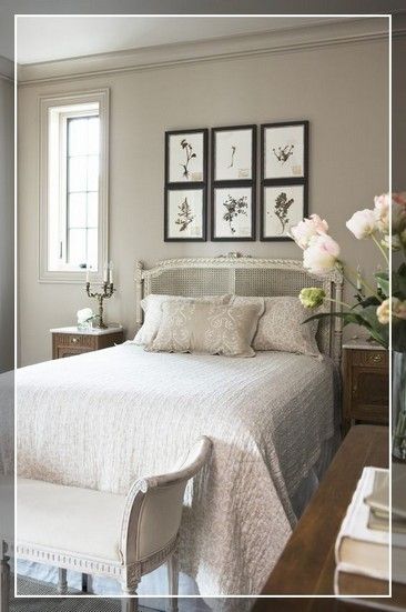 Bedroom Styling Gorgeous Powder Blue Upholstered Bed White Bedding Oversized Art Above Bed Mismatche Bedroom Art Above Bed Bedroom Artwork Decor Over Bed