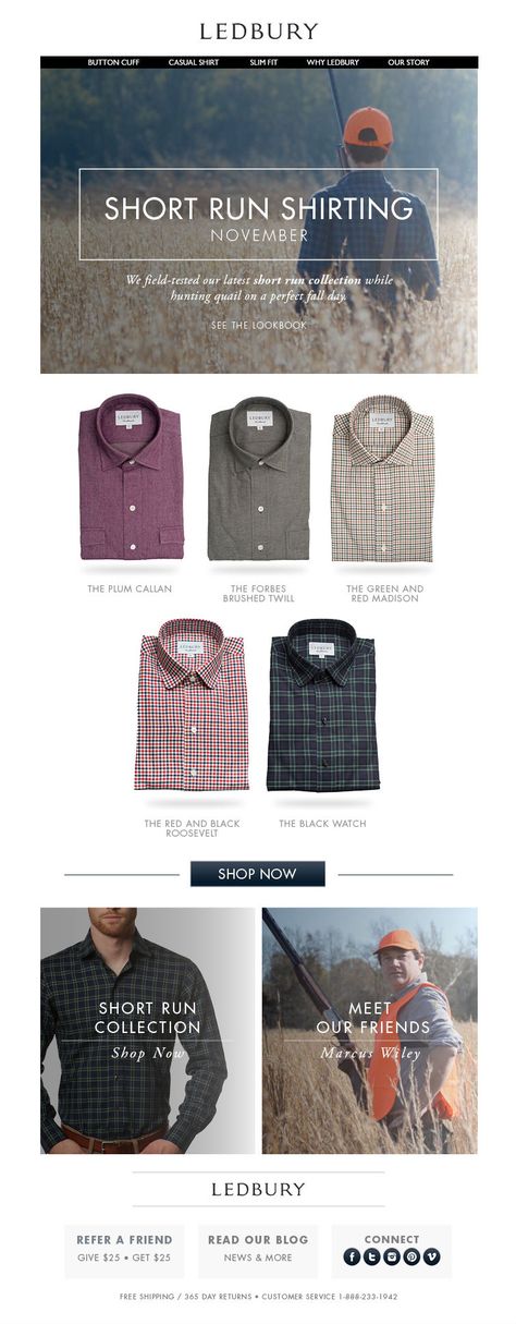 Ledbury u2013 Short Run Shirting email newsletter example Newsletter - example of a news letter Ledbury u2013 Short Run Shirting email newsletter example Newsletter - example of a news letter