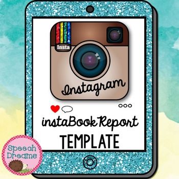 Instagram Book Report Template {Reading Classroom Fun} Book - book report template Instagram Book Report Template {Reading Classroom Fun} Book - book report template