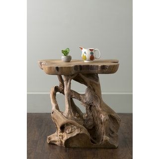 East At Main Grafton Brown Specialty Teakwood Accent Table, 21x21x21 TT-NTR-302 East At Main Grafton Brown Specialty Teakwood Accent Table, 21x21x21 TT-NTR-302