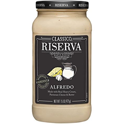 CLASSICO Riserva Alfredo Pasta Sauce 15 oz Jar. BEST store bought