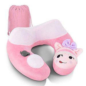 ネックピロー 子供用 Bestmaxs U型 携帯枕 手動プレス式膨らませる 飛行機まくら 旅行便利グッズ プレゼント ピンク 旅行枕 首枕 旅行 便利 ネックピロー 子供用 Bestmaxs U型 携帯枕 手動プレス式膨らませる 飛行機まくら 旅行便利グッズ プレゼント ピンク 旅行枕 首枕 旅行 便利
