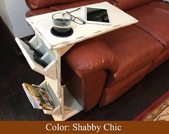 Couch Table Rustic With Remote Control Holder Tablet Magazine Couch Table Rustic With Remote Control Holder Tablet Magazine Rack And Cup
