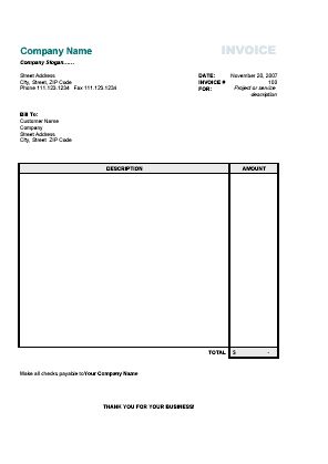 blank invoice template work invoices Pinterest Invoice - free template for invoice for services rendered blank invoice template work invoices Pinterest Invoice - free template for invoice for services rendered