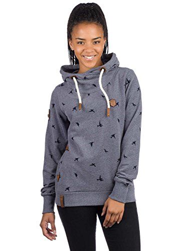 Naketano Damen Kapuzenpullover Go For The Gap Hoodie