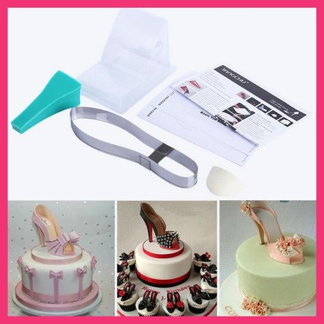 3D High Heel Schuh Backen Schokolade Süßigkeiten Kuchen Cookies Dekor Super