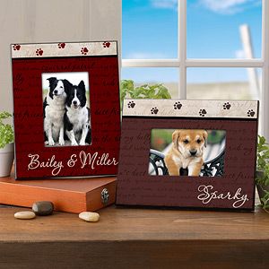 Man S Best Friend Personalized Frame Dog Picture Frames Mans