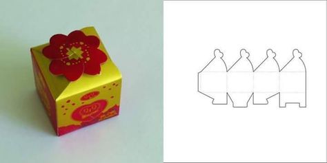 Stampin /'Up Caja De Almohada Vainilla muy dado corta 10