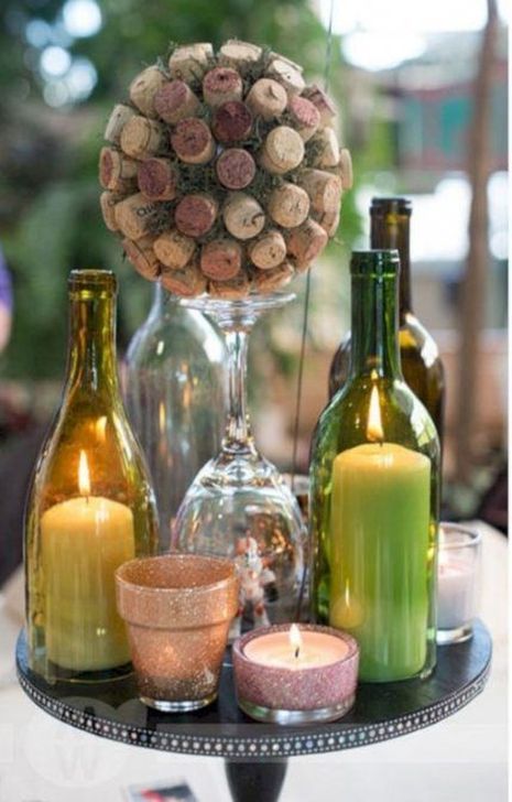 Lighted Wedding Party Bottles Wedding Centerpiece Maid Of Honor Bride Bridesmaid Fairy Lights