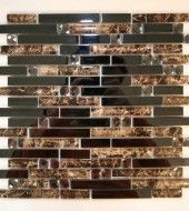 Random Brown Rust Black Tile Backsplash Pattern Random Brown Rust Black Tile Backsplash Pattern