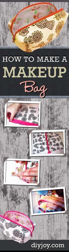 Stay Organzied With This Simple, 10-Minute DIY Makeup Bag