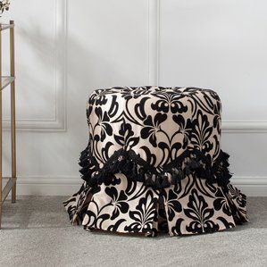 Nice Quality Hedgerley Round Vanity Stool Astoria Grand Vanity Stool Astoria Grand Upholstered Dining Chairs