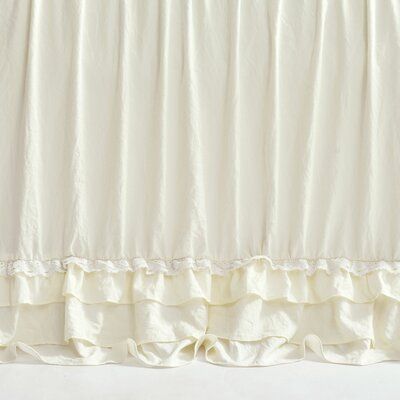 One Allium Way Jadyn Shabby Elegance Ruffle Lace 3pc Bedspread Set Reviews Wayfair Bedspread Set Lace Bedspread Lush Decor