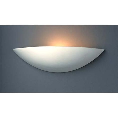 Bisque Finish Justice Design Group Ambiance Collection 1-Light Wall Sconce