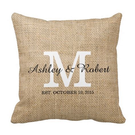 Threshold Monogram Throw Pillow Cover 18/" x 18/" Coral /"A/"