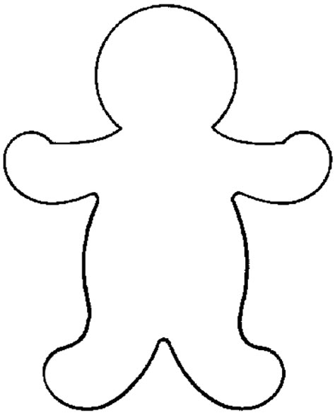 Free Kids Crafts - Foam Gingerbread Man Christmas Pinterest - gingerbread man template Free Kids Crafts - Foam Gingerbread Man Christmas Pinterest - gingerbread man template