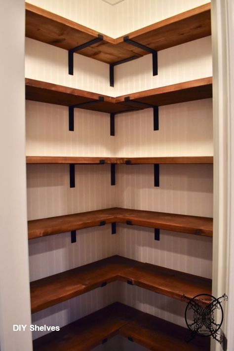 Best Tips And Great Guide To Awesome Diy Shelves 2 Toilet Roll Shelf In 2020 Pantry Farmhouse Kitchen Design Diy Pantry Shelves