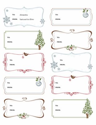 microsoft christmas templates