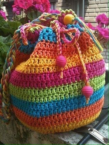Dise os Diferentes De Bolsas Tejidas A Gancho Paso A Paso Croch