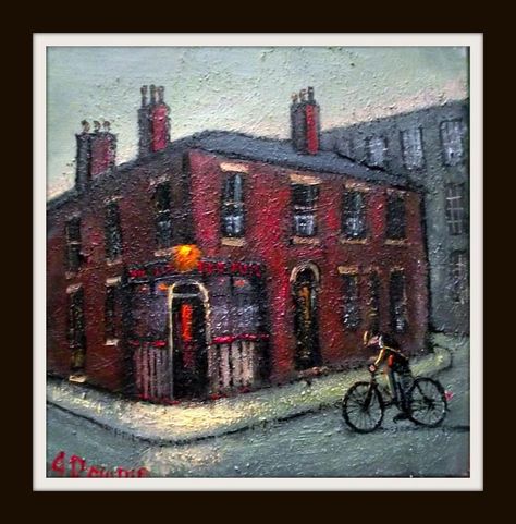 Mersey Bridge Stockport Original Best Oil Painting Famous Artist
