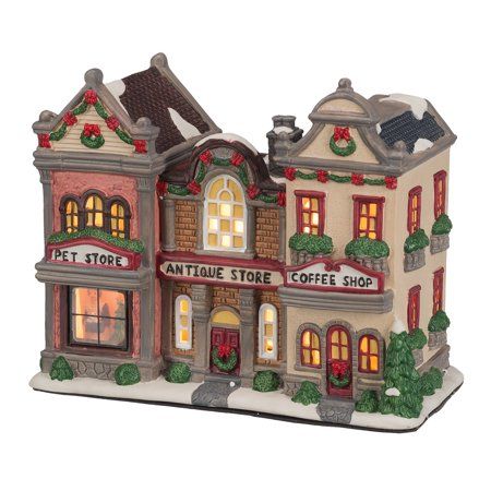 Holiday Time Village Collectible Toy Shop