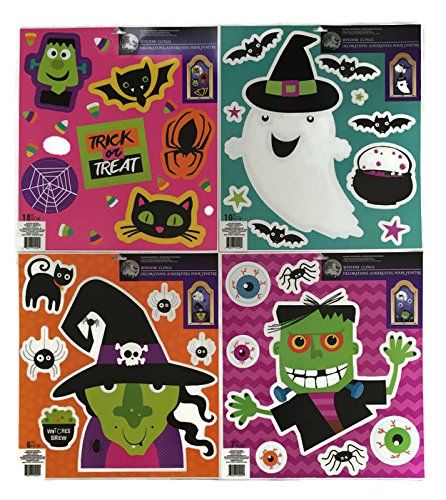 universal monsters static window clings 2 full sheets horror collectibles pinterest monsters and horror - Halloween Window Clings universal monsters static window clings 2 full sheets horror collectibles pinterest monsters and horror - Halloween Window Clings