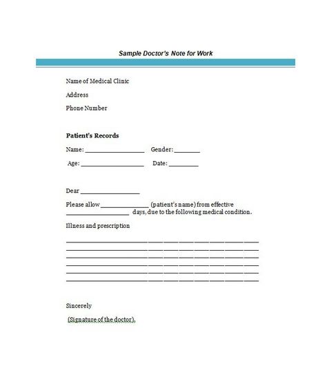 doctor note generator