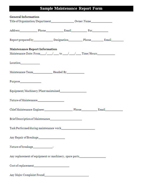 A maintenance report form is a document that is used to keep - payslip template word document A maintenance report form is a document that is used to keep - payslip template word document