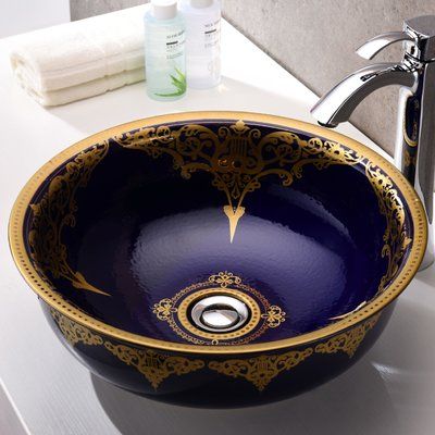 Anzzi Scepter Glass Circular Vessel Bathroom Sink In 2020 Plumbing Problems - Copper Glass Circular Vessel Bathroom Sink Anzzi Scepter Glass Circular Vessel Bathroom Sink In 2020 Plumbing Problems - Copper Glass Circular Vessel Bathroom Sink