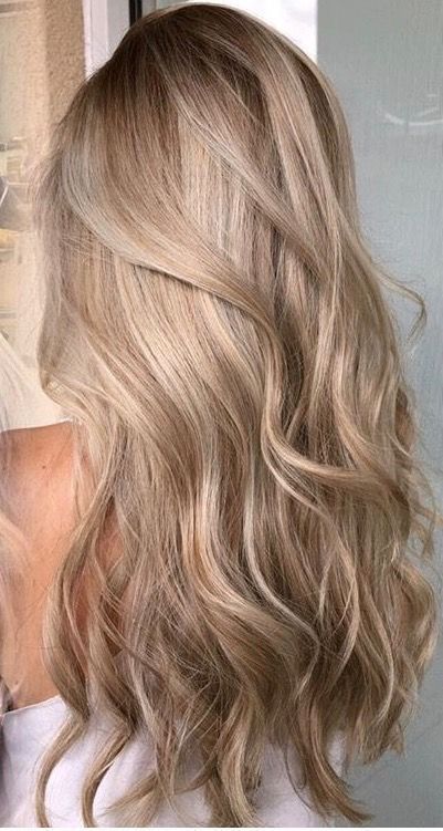 Balayage Blond Cendré Couleur Cheveux Cheveux Cheveux Blond