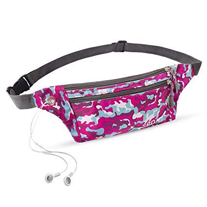 Ultra Light Close-Fitting Pouch Water Resistant Universal Phone Holder for Running Walking Exercise Workout Gym Hiking Jogging Fitness Melveiry Slim Running Belt Waist Bag Fanny Packs for Men Women