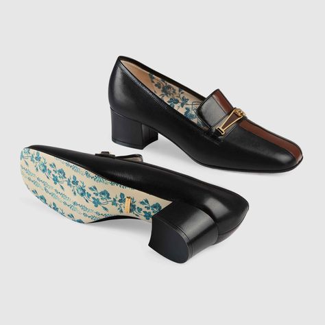 The Leather Pump With Stripe By Gucci Since Introduction - Gucci Leather Pump With Stripe The Leather Pump With Stripe By Gucci Since Introduction - Gucci Leather Pump With Stripe