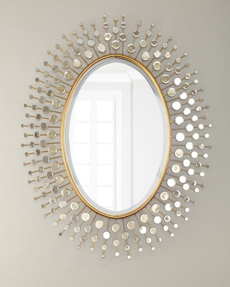 Gold Sun Ray Mirror In 2021 Wall Decor Antique Mirror Wall Decor, Sun Ray Silver Mirror