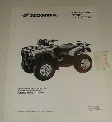 2001 03 Honda Trx500 Rubicon Wiring Diagram Parts Guide Set Up Insturctions In 2020 Honda Rubicon Monster Trucks