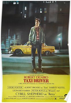 POSTER TAXI DRIVER TAXISTA MARTIN SCORSESE DE NIRO NEW YORK CULT MOVIE FILM
