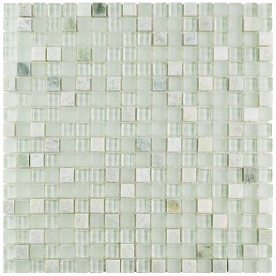 Elitetile Sierra 0 58 X 0 58 Glass And Natural Stone Mosaic Tile Wayfair In 2020 Stone Mosaic Tile Stone Mosaic Mosaic Wall Tiles