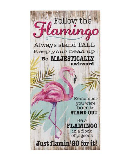 Ganz Lets Flamingle Wall Plaque Ganz Lets Flamingle Wall Plaque