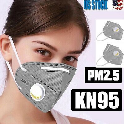 Cycling Protective Face Mask Face Cover Haze Fog Mouth Mask+Filter Valves Utilit