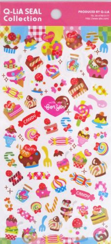 yummy food sticker candy shop mini sticker kids party food cute kawaii sticker sheets