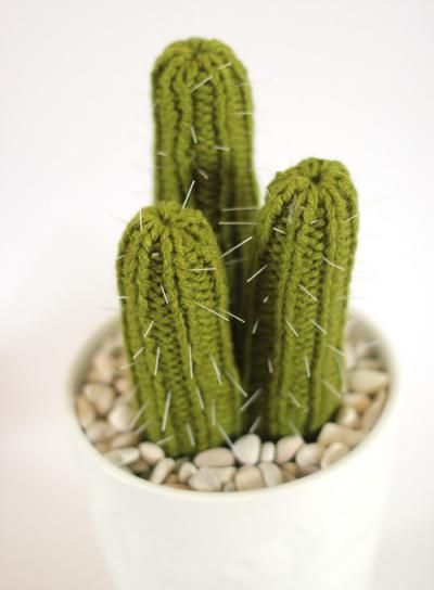 Crochet Tall Cactus